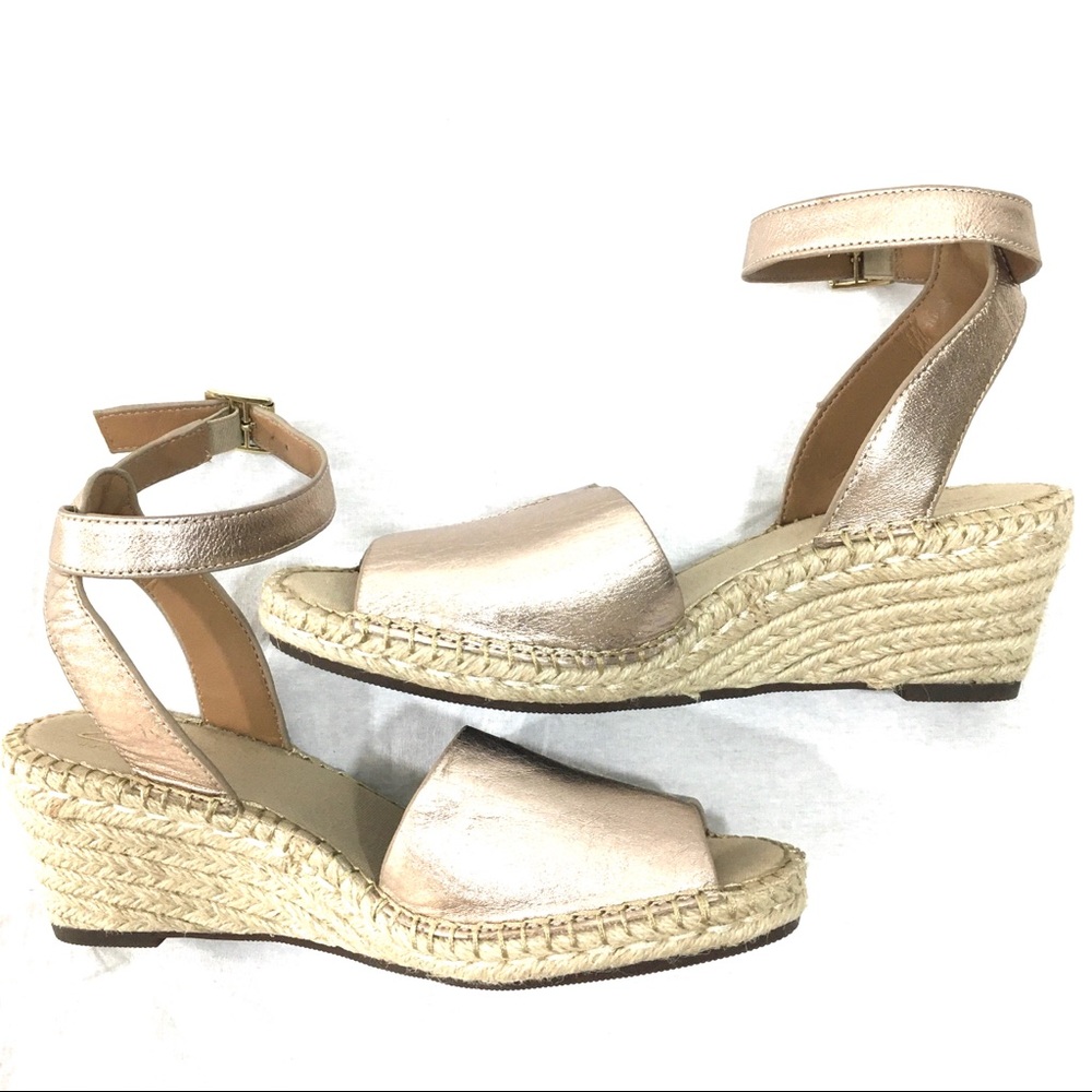 CLARKS Artisan Espadrille Wedge Sandals